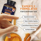 Prowise Organic Turmeric 2280mg Black Pepper &amp;amp; Ginger x 180