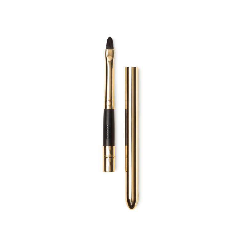 Pucker makeup brush with vegan synthetic bristles, imported from the UK