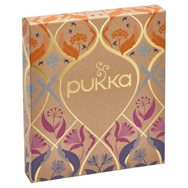 Pukka Organic Tea Selection Box 45 Home Compostable Herbal Tea Bags   45 per pack