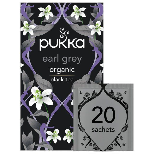 Pukka Tea Herbs Gorgeous Earl Grey Tea Bags   20 per pack