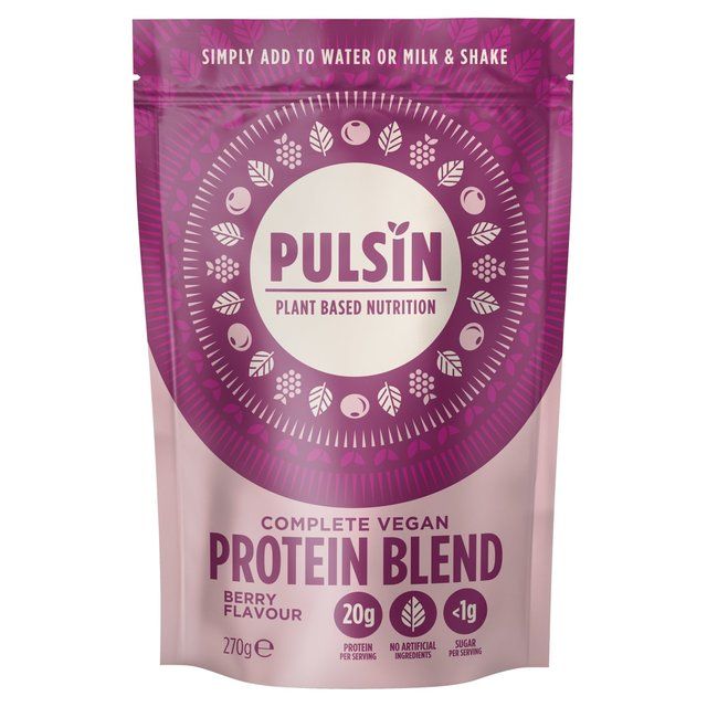 Pulsin Complete Vegan Protein Blend Berry 270g