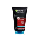 Pure Active 3 az 1-ben szén mitesszer maszk mosóradír 150 ml