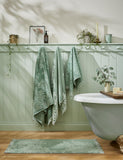Pure Cotton Foliage Bath Mat