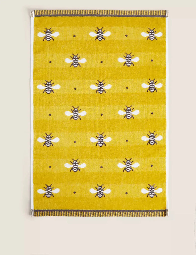 Pure Cotton Repeat Bee Towel