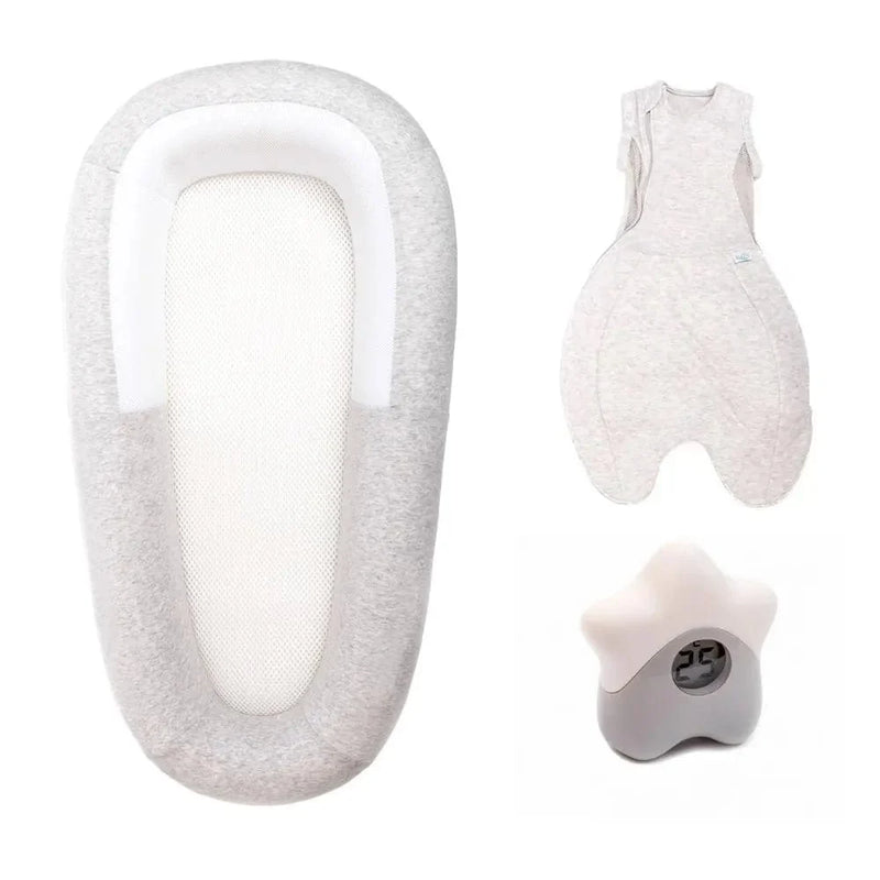 Purflo starter kit Minimal Grey baby sleep set - British product