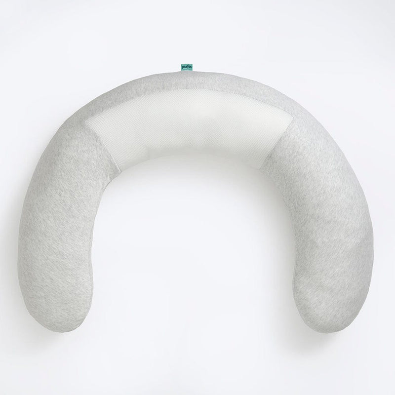 Purflo Breathe pregnancy pillow Minimal Grey, imported from the UK