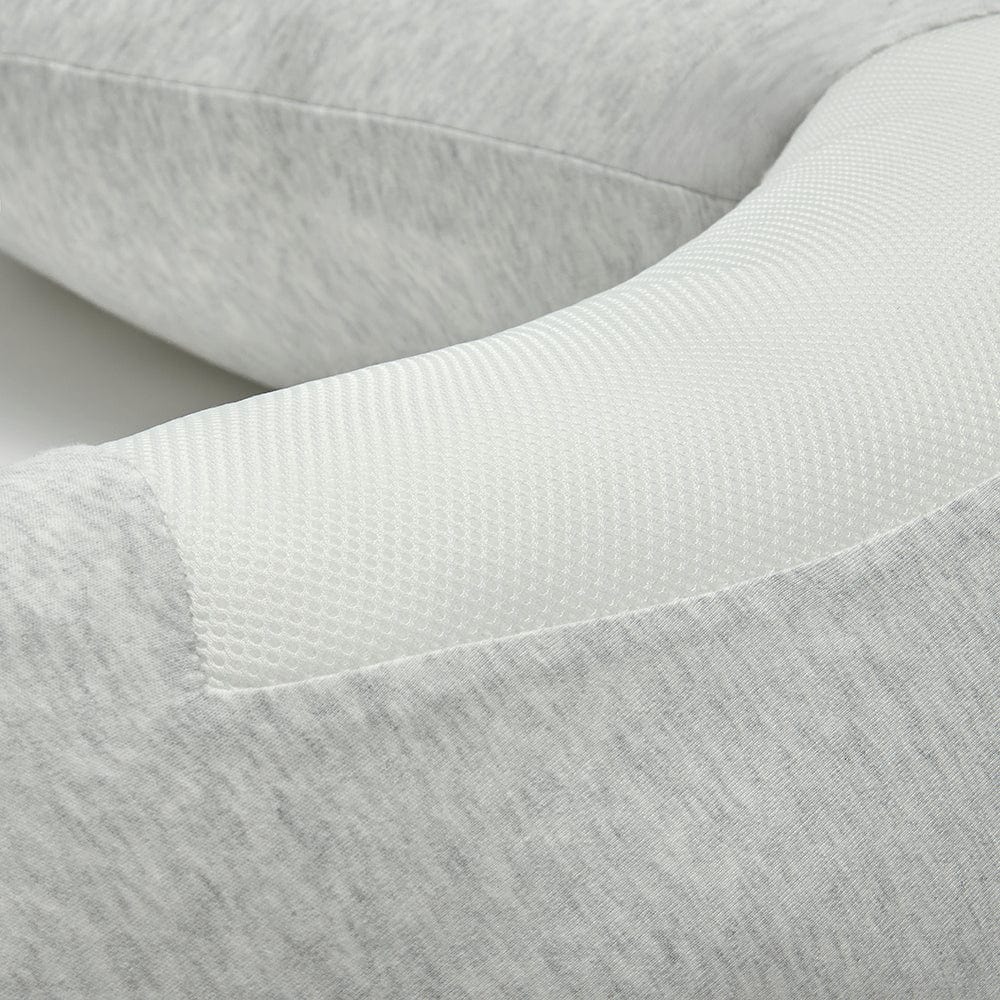 Purflo Breathe pregnancy pillow Minimal Grey, imported from the UK