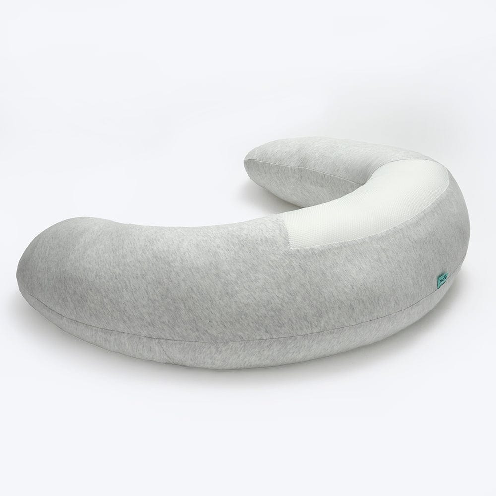Purflo Breathe pregnancy pillow Minimal Grey, imported from the UK