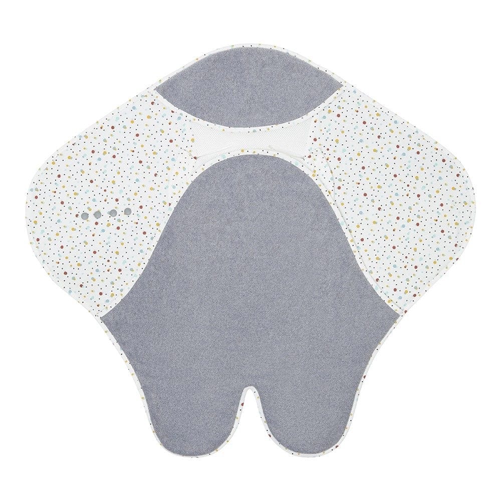 Purflo Cosy Wrap travel blanket Scandi Spot 0-9 months - British product
