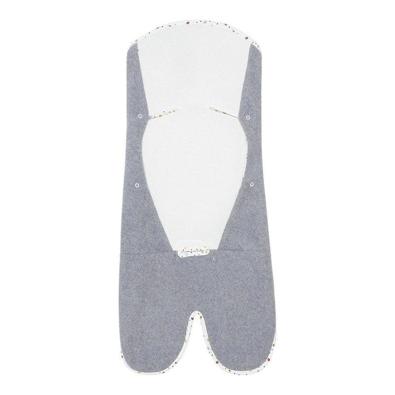 Purflo Cosy Wrap travel blanket Scandi Spot 0-9 months - British product