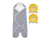 Purflo Cosy Wrap travel blanket Scandi Spot 0-9 months - British product