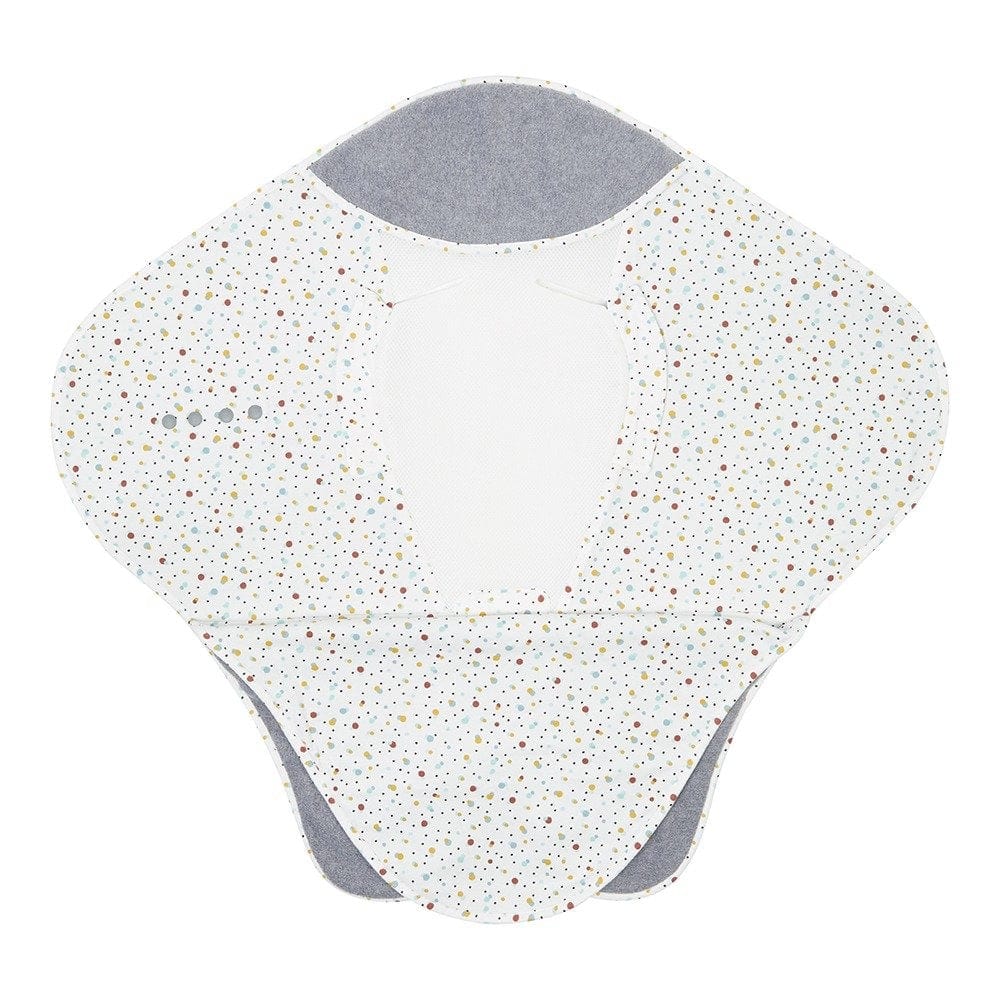 Purflo Cosy Wrap travel blanket Scandi Spot 0-9 months - British product