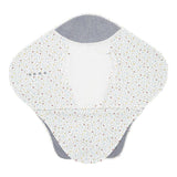 Purflo Cosy Wrap travel blanket Scandi Spot 0-9 months - British product