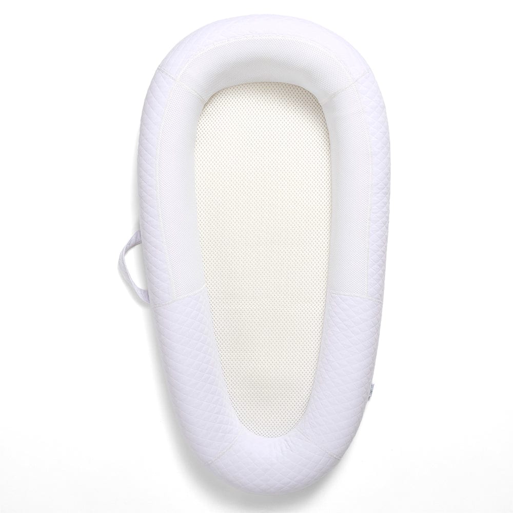 Purflo Sleep Tight Baby Bed in Luxe White, UK version