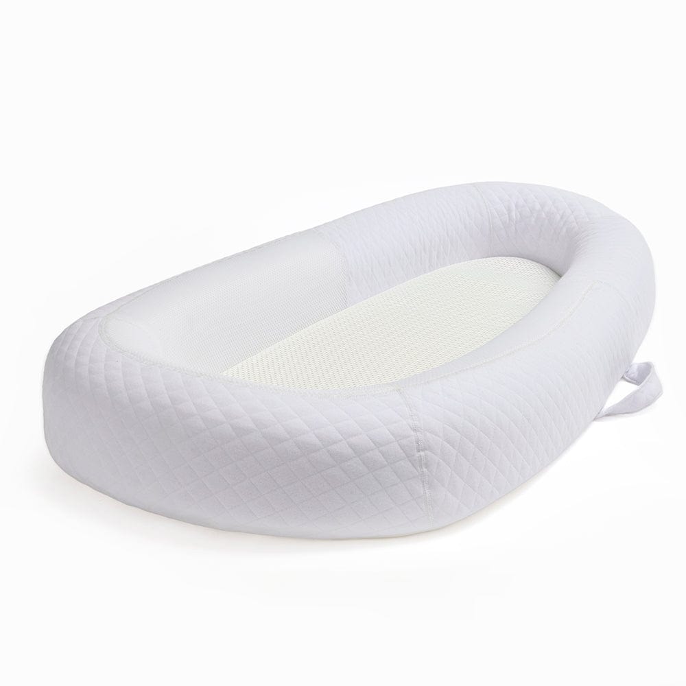 Purflo Sleep Tight Baby Bed in Luxe White, UK version