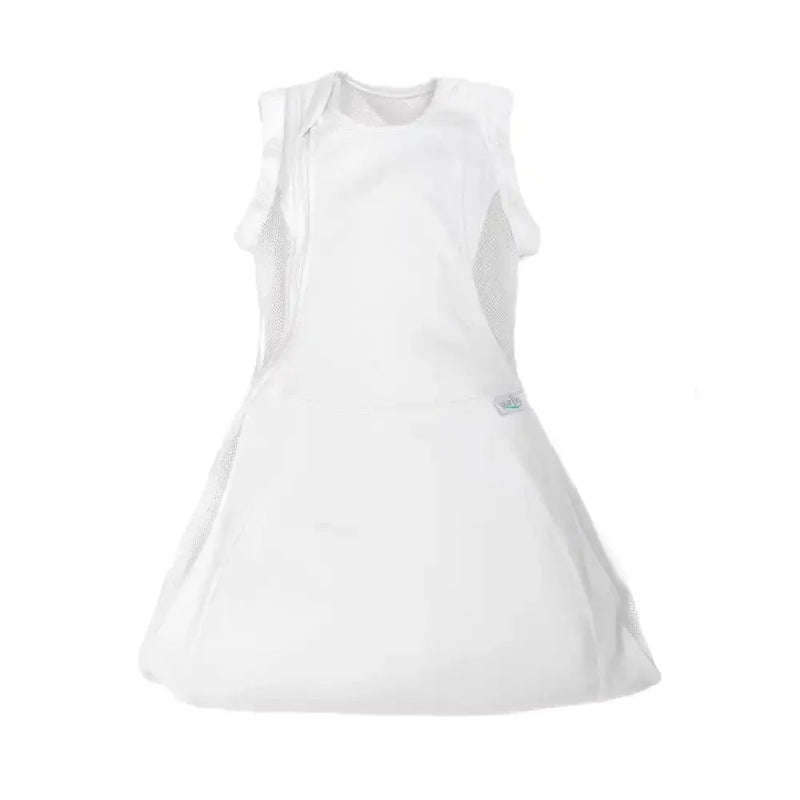 Purflo swaddle sleep bag 2.5 TOG 0-4 months soft white, UK version