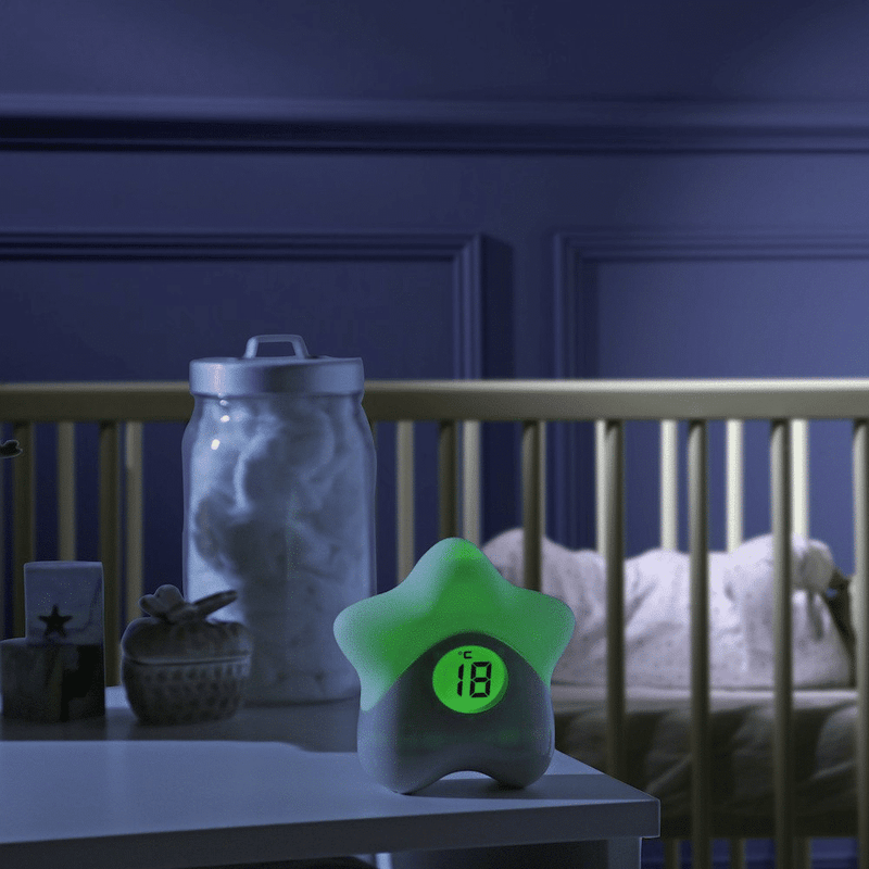Purflo Starlight colour changing room thermometer, UK version