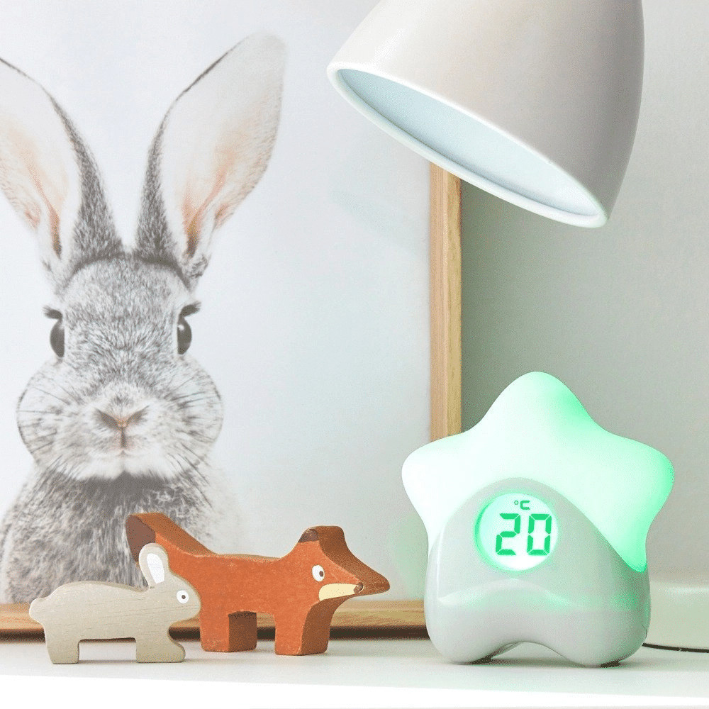Purflo Starlight colour changing room thermometer, UK version