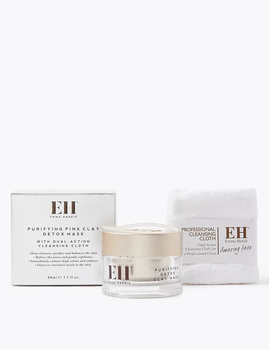 Purifying Detox Clay Mask with Cleansing Cloth 50ml