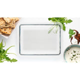 Pyrex Small Glass Baking &amp;amp; Oven Tray 25cm