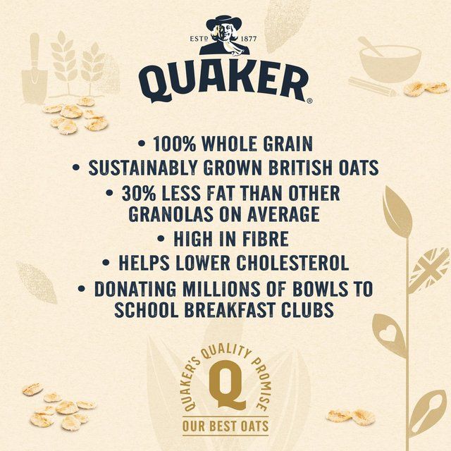 Quaker Oat Granola Raisin Cereal   500g