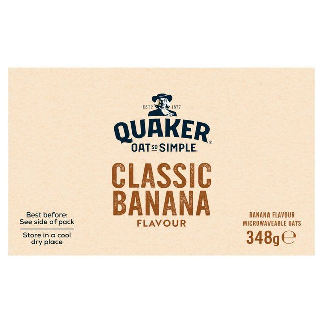 Quaker Oat So Simple Banana Porridge Cereal Sachets   10 per pack
