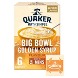 Quaker Oat So Simple Big Bowl Golden Syrup Porridge Φακελάκια Δημητριακά 6 ανά συσκευασία