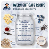 Quaker Rolled Oats Porridge Cereal   3kg