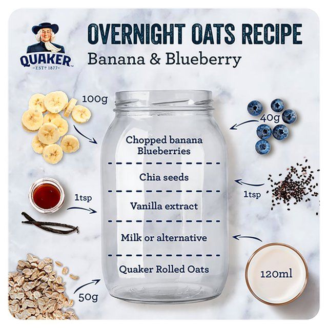 Quaker Rolled Oats Porridge Cereal   500g