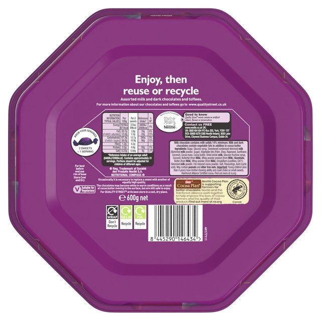 Quality Street Chocolate Tub   600g