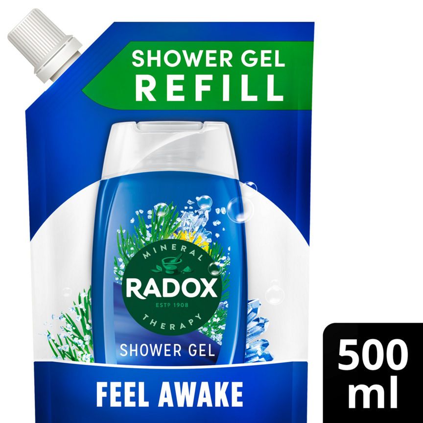 Radox Mineral Therapy Body Wash Feel Awake utántöltő tasak