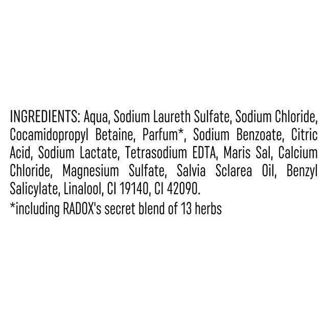 Radox Muscle Soak Bath Soak with Sage &amp;amp; Sea Minerals   1L