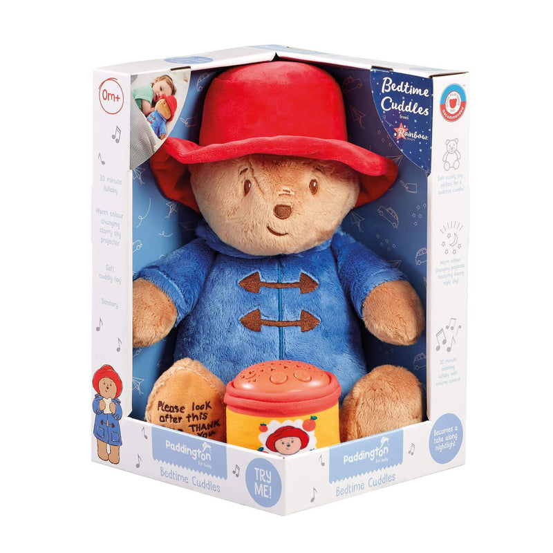 Paddington Bear bedtime soft toy with nightlight, UK version