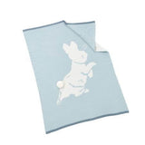 Peter Rabbit knitted blanket with soft toy gift set - British product
