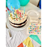 Rainbow Paper Party Plates   12 per pack