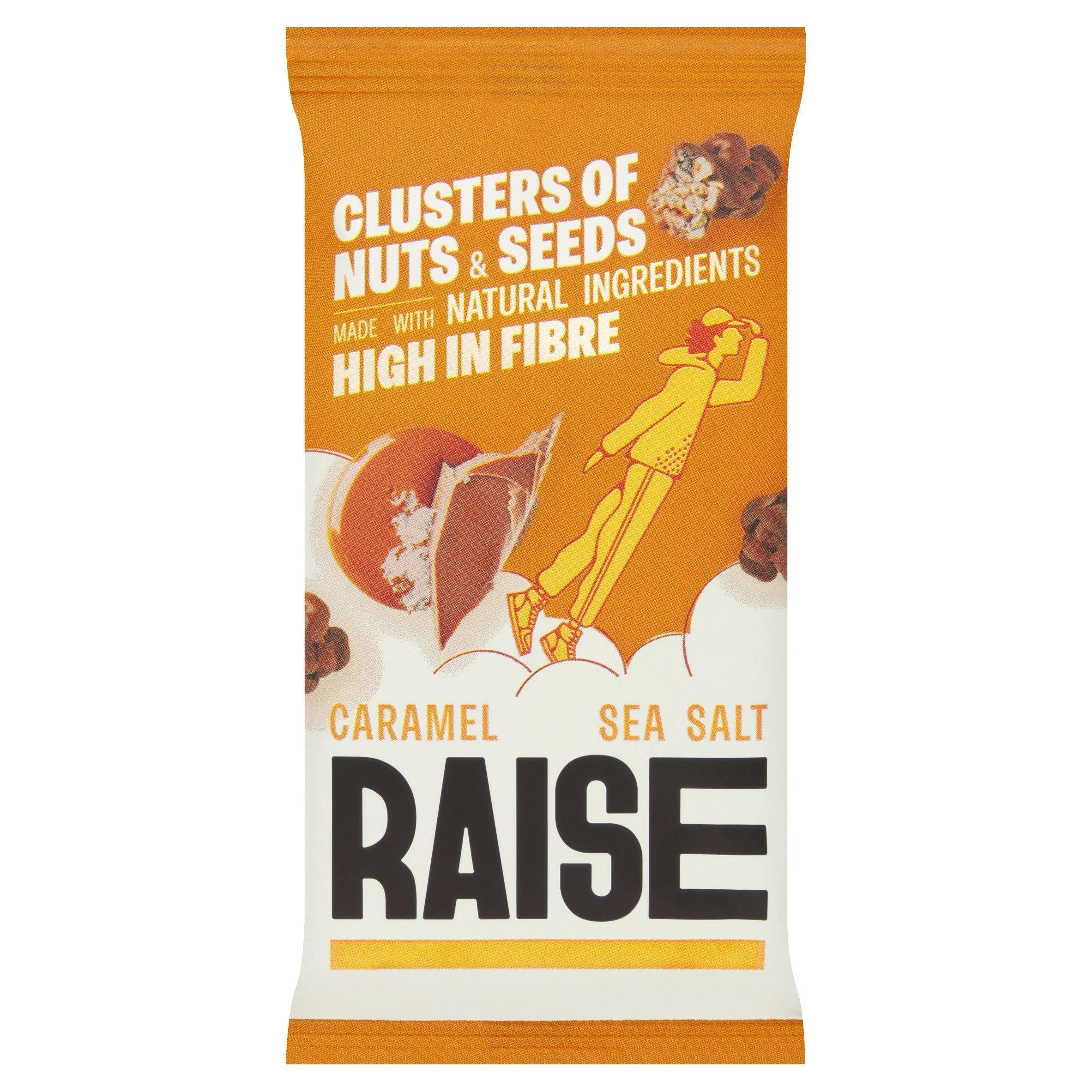 Raise Clusters of Nuts &amp;amp; Seeds Caramel Sea Salt 35g