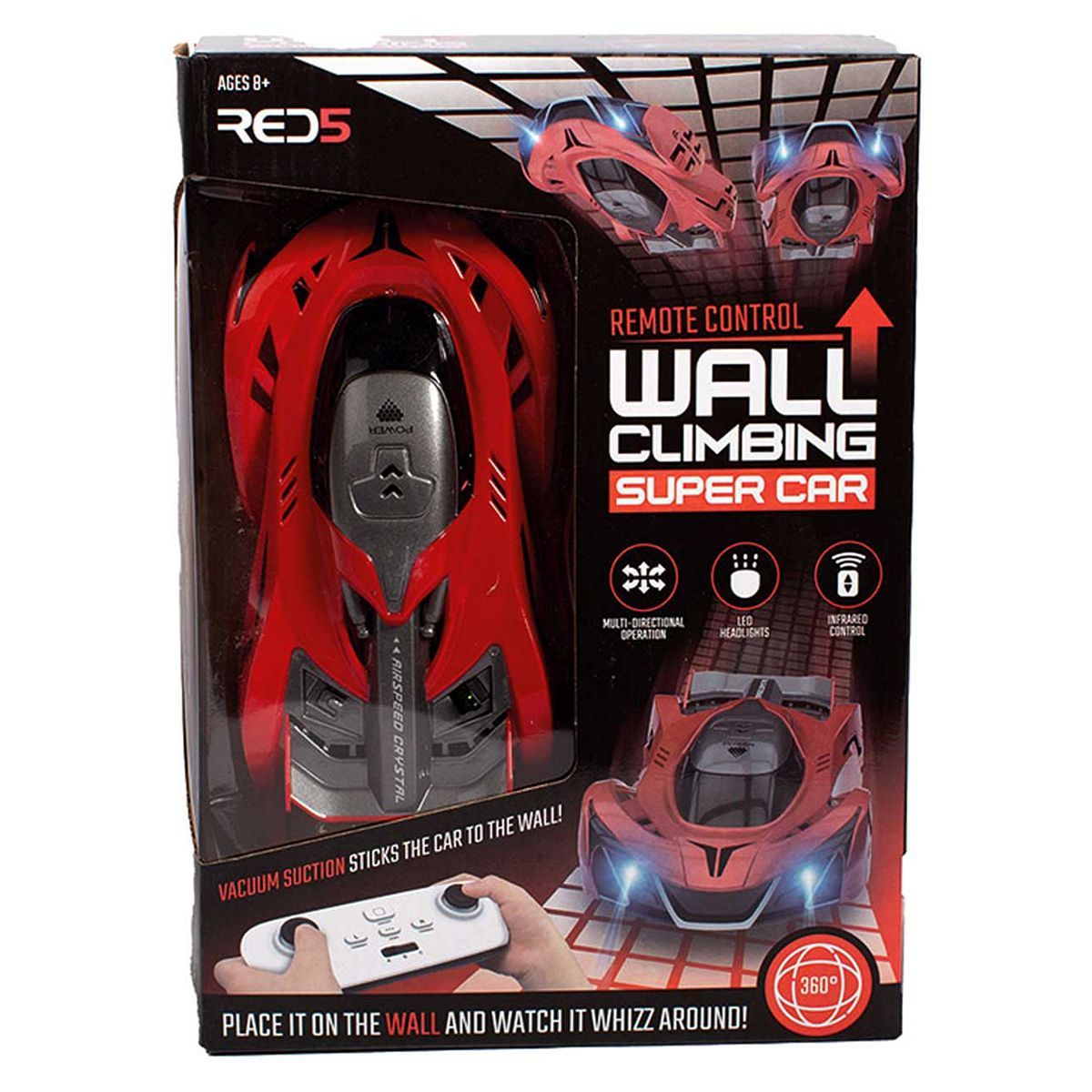 RED5 Wall Climbing Super Car (Red)