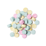Lush Refresher toothpaste tabs with citrus fluoride-free formula - British product