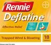 Rennie Deflatine Trapped Wind &amp;amp; Bloating 18 Tablets