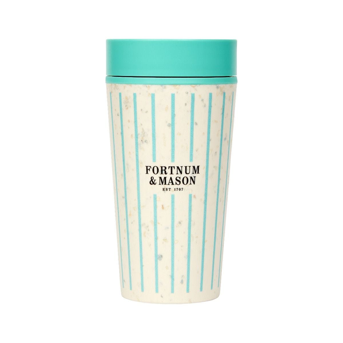 Fortnum's reusable cup with 360-degree lid 340ml, UK version