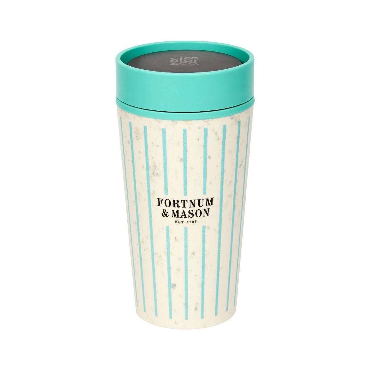 Fortnum's reusable cup with 360-degree lid 340ml, UK version