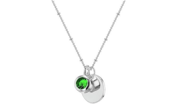 Revere Personalised Cubic Zirconia Pendant-May