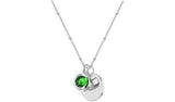 Revere Personalised Cubic Zirconia Pendant-May