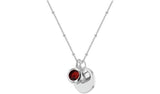 Revere Sterling Silver Personalised Pendant - January