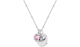 Revere Sterling Silver Personalised Pendant - October