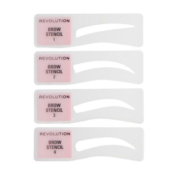 Revolution Stamp &amp;amp; Go Brow Kit Dark Brown