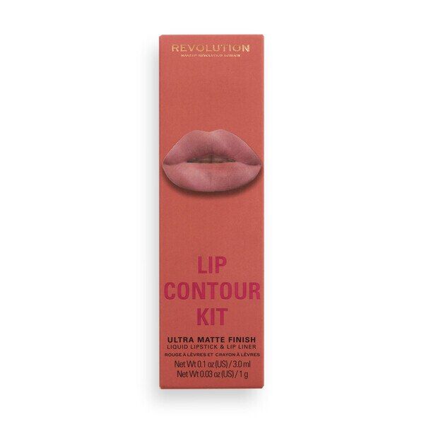 Revolution Ultimate Nude Lip Contour Kit Brunch