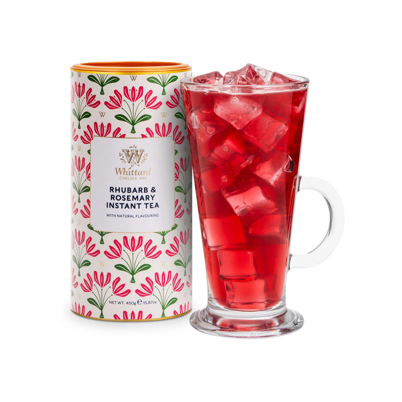 Rhubarb & Rosemary instant tea powder 450g, imported from the UK
