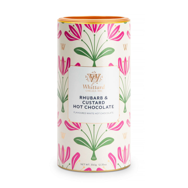 Whittard Rhubarb Custard hot chocolate powder 350g, imported from the UK