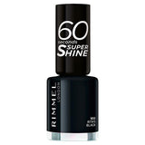 Rimmel 60 Secs Rita Shades Of Black Nail Polish Black Black Black